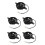 5Pièces Ventilateurs Refroidisseurs Durable Atv Beach Bike Noir 7