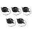 5Pièces Ventilateurs Refroidisseurs Durable Atv Beach Bike Noir 9