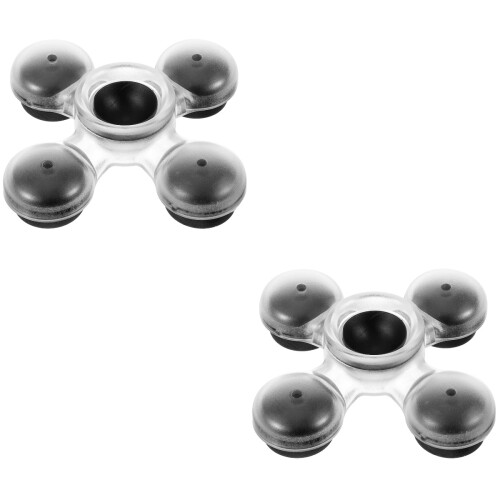 2St Compacte Cello Bottom Protector ABS Rubber Antislip Multi Kleur