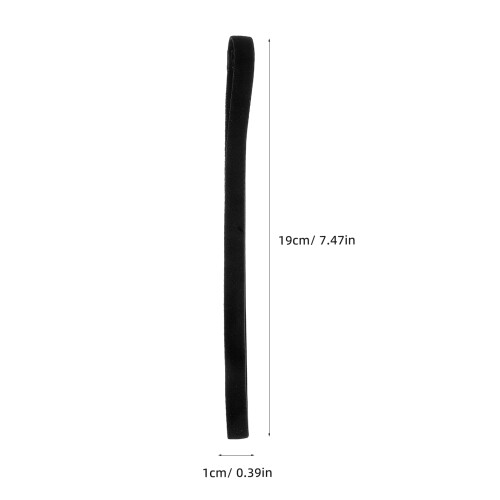 36Stk Schwarzes Yoga-Headband , Dehnbar, Langlebig 2