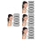 36Stk Schwarzes Yoga-Headband , Dehnbar, Langlebig 10