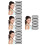 36Stk Schwarzes Yoga-Headband , Dehnbar, Langlebig 11
