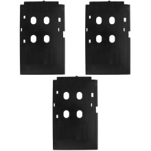 3Pièces Support De Cartes PVC Pratique Pour Id Noir