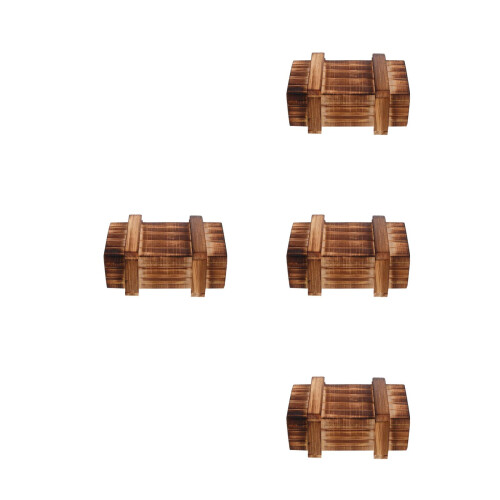 4Pièces Jeu En Bois Violet Complexe Pour Enfants 2
