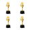 4Pièces Trophées Danse Enfant Pour Récompenses 8