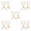 200Pièces Transformateurs Boucles Clip DIY Cuivre Coloré Confortable 9