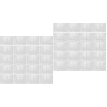 400Pièces Pochettes Thermorétractables Claires PVC Protection Objets