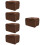 5Stk Braune Toasterschutzhaube Aus Polyester, Schmutzabweisend, Robust 11