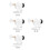 4Ensembles Kit De Valve Toilette Rv ABS Durable Et Étanche 7
