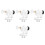 4Ensembles Kit De Valve Toilette Rv ABS Durable Et Étanche 9