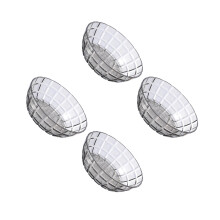 4Pièces Bols Clair Pour Servir Salade Fruits