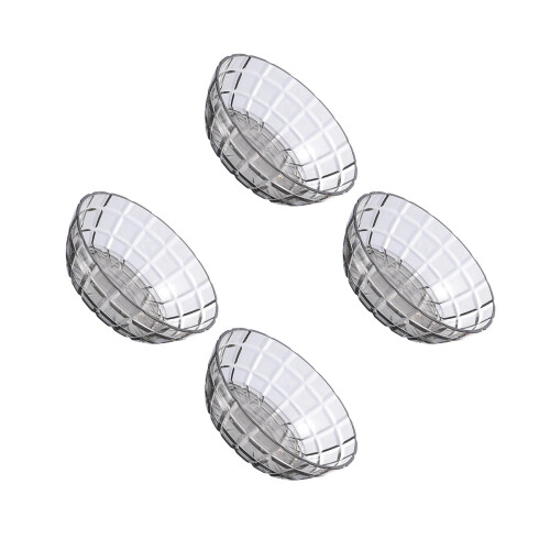 4Pièces Bols Clair Pour Servir Salade Fruits