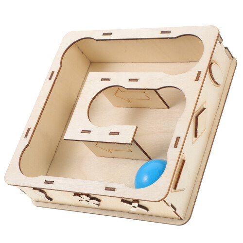 Accessoire Tunnel En Bois Pour Petits Animaux Multi-Fonction