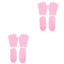 4Paires Et Gel Hydratants Roses Pour