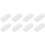 8Pcs White Plastic Blind Cord Weights Roller Shade Pull Handles 4