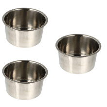3Pièces Ensemble Fondoir Cire Durable Argenté Pour Épilation DIY