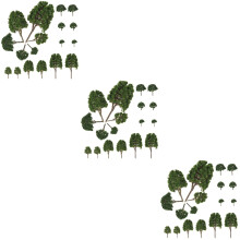 72Pièces Mini Arbres Verts Pour Décor Paysage Sand Table DIY