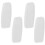 8Pcs White Plastic Blind Cord Weights Roller Shade Pull Handles 10