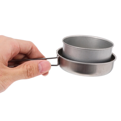 6Pièces Couvercles Anti-Feu Acier Camping Usage 2