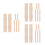 30Pcs Light Yellow Wooden Bucket Carrying Handle Replacement for Pails 8
