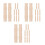 30Pcs Light Yellow Wooden Bucket Carrying Handle Replacement for Pails 9