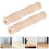 30Pcs Light Yellow Wooden Bucket Carrying Handle Replacement for Pails 10