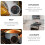 2Pcs Kitchen Temperature Monitor Oven Thermometer Easy Read, Silver 6