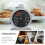 2Pcs Kitchen Temperature Monitor Oven Thermometer Easy Read, Silver 7