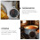 2Pcs Kitchen Temperature Monitor Oven Thermometer Easy Read, Silver 8