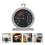 2Pcs Kitchen Temperature Monitor Oven Thermometer Easy Read, Silver 9