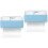 2Pcs Sky-Blue Soap Foaming Box with Roller Travel Soap Holder 4