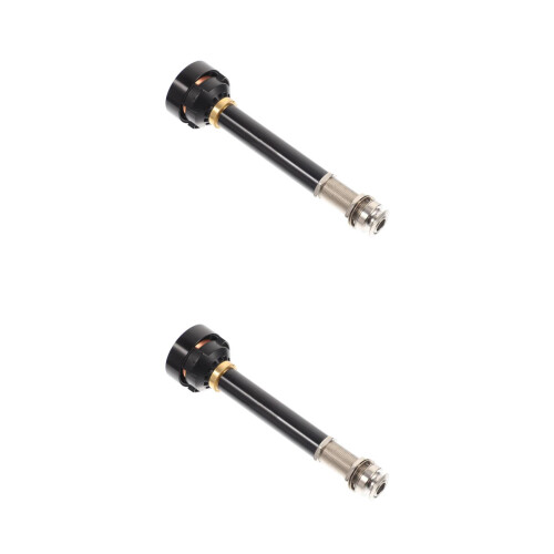 2Pièces Pickup Instrument Percussion Métal Noir Robuste