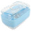 2Pcs Sky-Blue Soap Foaming Box with Roller Travel Soap Holder 10