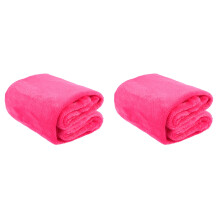 2Pièces Plaid Pour Animaux En Rose Confortable Durable