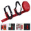4Pcs Iron Fire Extinguisher Bracket Red Safe Durable Wall Hanger 9