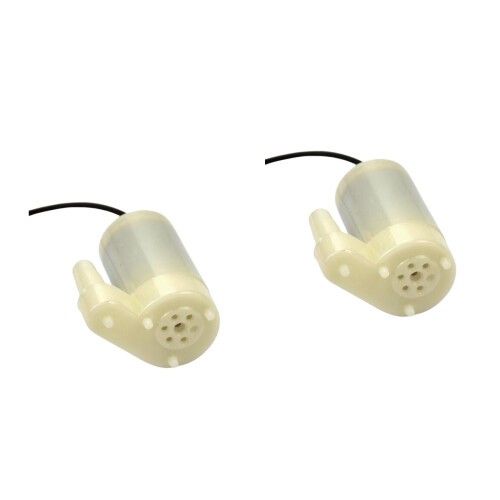 2Pièces Pompe Submersible Jaune Clair Pour Aquarium Micro Dc Durable