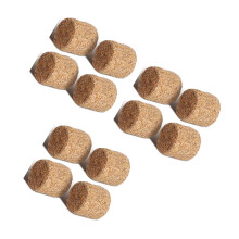 12Pièces Ornements Miniatures Bois Naturel Pour Déco Extérieure