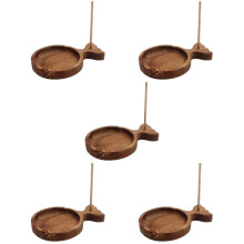 5Pièces Plateau En Bois Pour Perles Marron Organisateur DIY Résistant
