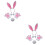2Ensembles Costume Lapin Nœud, Bandeau Et Doux 1