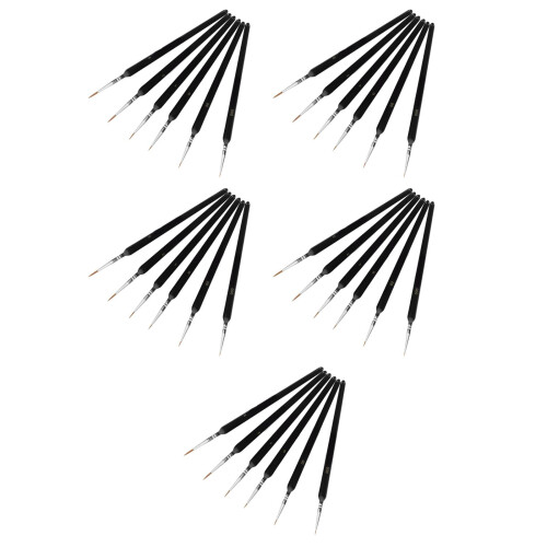 30Pièces Brosses Traditionnelles Pour Miniature
