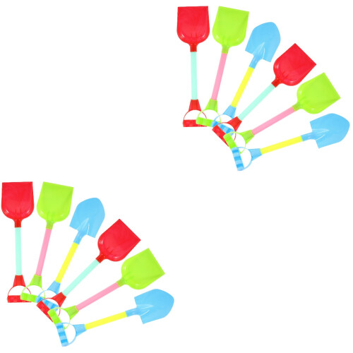 20Pièces Pelles Enfants PP Colorées Pour Sable Mulch Jeu