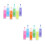 12Pcs Assorted Color Candy Highlighter Pens Easy Writing School Use 3