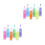 12Pcs Assorted Color Candy Highlighter Pens Easy Writing School Use 4