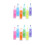 12Pcs Assorted Color Candy Highlighter Pens Easy Writing School Use 5