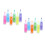 12Pcs Assorted Color Candy Highlighter Pens Easy Writing School Use 6