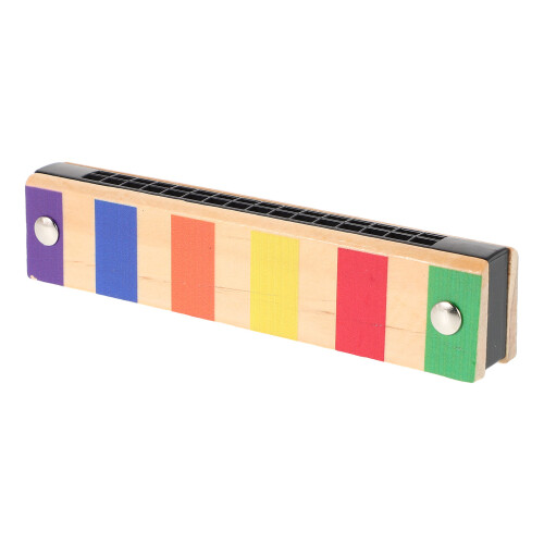 2Pièces Jouet Harmonica Bois Safe Pour Débutants Enfants 2