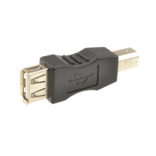 USB 2.0 A Socket to USB B Printer Male Plug Converter Adapter