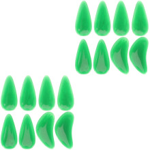 16Pièces Protège-Ongles Guzheng Verts, Accessoires Légers Pour Guitare