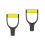 2Pièces Pelle Ergonomique Jardin D Forme 1