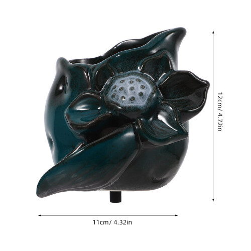 2Pcs Ceramic Fountain Spout Replacement Waterfall Accessory for Garden 1